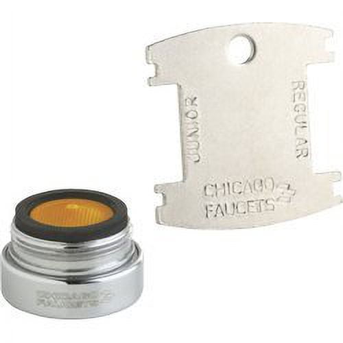 Chicago Faucets  .81 in. - 27 UNS Brass Male Vandal Proof Laminar Flow Outlet