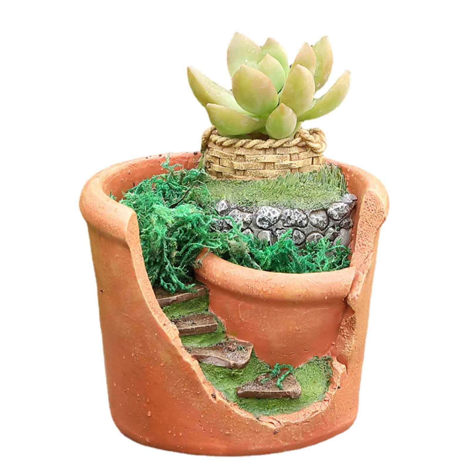 Planter Creative Lovely Ceramic Succulent Plant Pot Window Box