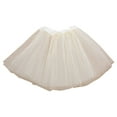 thumbnail image 2 of JIAYUE Girls Spring Skirts Solid Color Tutu Mid-Length Classic Fit Mesh Layer Dancewear For Kids Casual Party Wear, 2 of 8