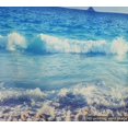 thumbnail image 4 of Cortinas de ducha CHAO de poliéster resistentes al agua con diseño de olas, 4 of 5