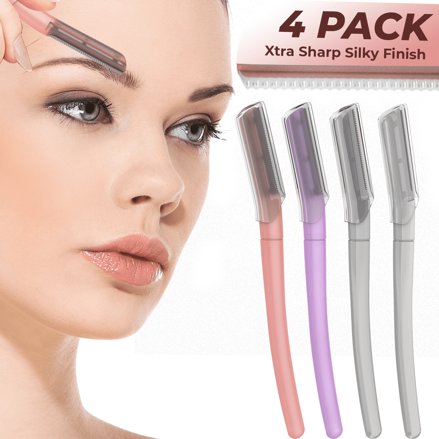 Nylea Eyebrow Razor Trimmer Facial Hair Remover Precision Cover Facial