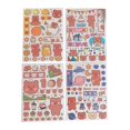 thumbnail image 1 of Sticker Pack Cute Handbook Journal Korean Cartoon Creative Waterproof 4pcs, 1 of 5