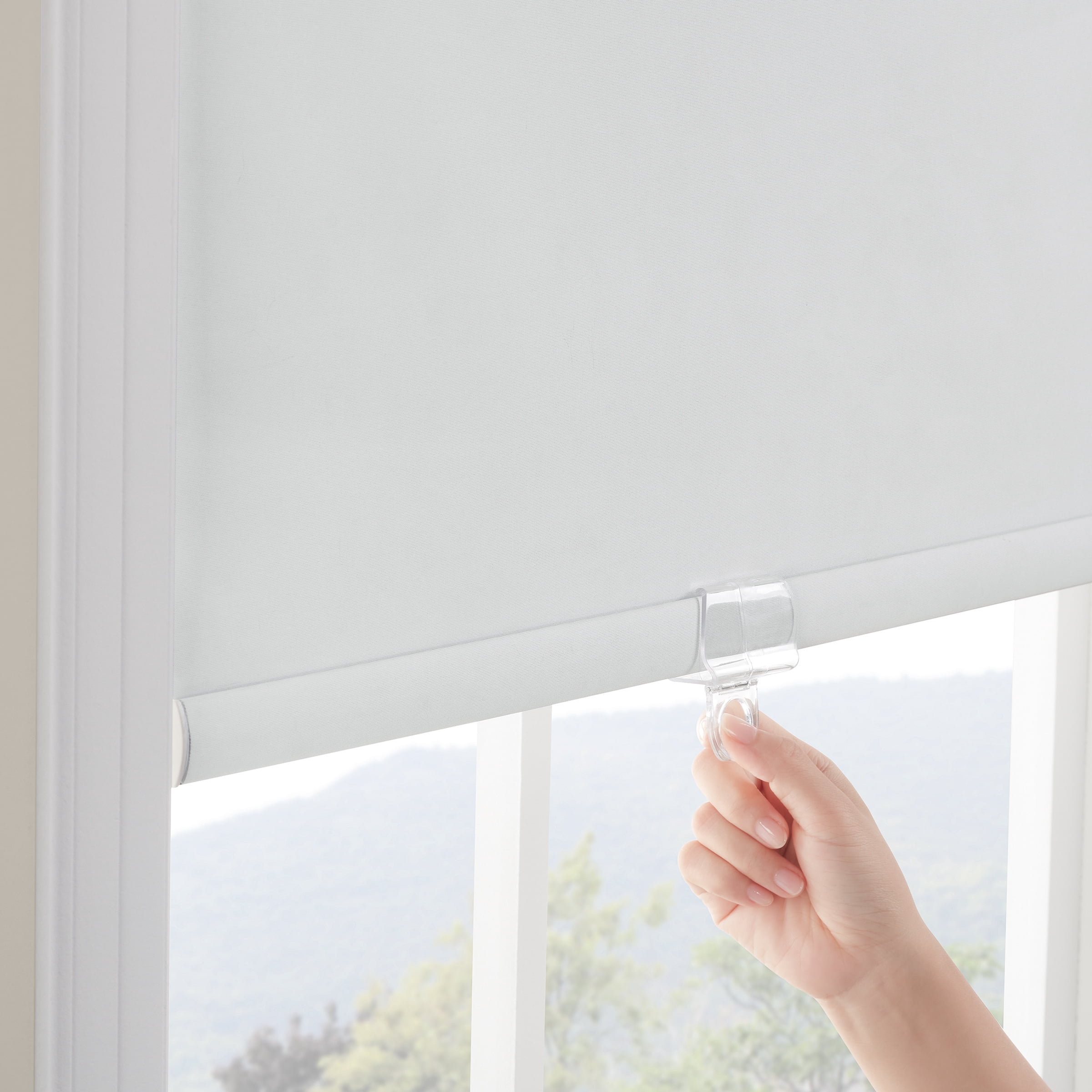 Eclipse Cordless 100% Blackout Polyester Roller Window Shades, 23" x 72"
