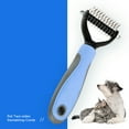 thumbnail image 4 of Home Supplies Kezqiaxn Pet Knotting Comb Special for Dogs to Shave, Remov Hair, Remov Hair and Clean The Tool Cats Comb to Remov Floating Hair and Knot Articles Blue Trumpet, 4 of 4