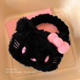 thumbnail image 1 of Diadema de peluche con forma de Hello Kitty para otoño e invierno, horquilla de felpa con lazo para el intestino grueso, accesorios para el cabello para niña, cabeza de juguete KT, 1 of 5