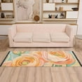 thumbnail image 2 of Yayeee Hallway Runner Rug 2'x6' Non Slip Machine Washable with Rubber Backing, Abstract Floral Art, 2 of 8