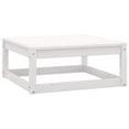 thumbnail image 5 of vidaXL 2 Piece Garden Lounge Set White Solid Pinewood, 5 of 5