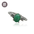 thumbnail image 4 of Anillo de plata para mujer, decoración portátil, anillos, adorno, accesorio de joyería, aniversario de boda, compromiso, blanco, talla 6 Ropa, zapatos y accesorios Miscelánea Verde Tamaño 11 Minnieouse AP011197-18, 4 of 6