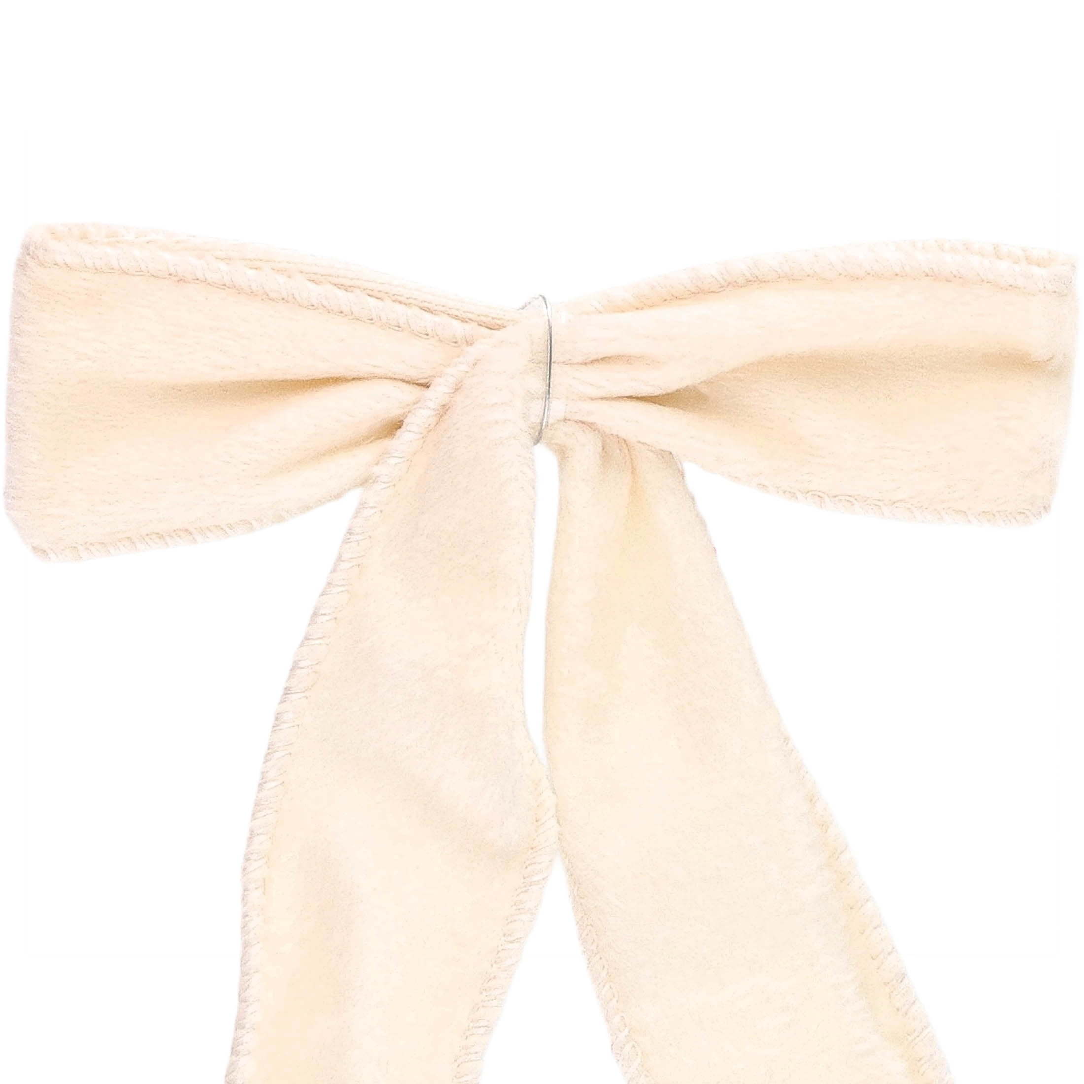 Cream Mini Decorative Christmas Bows, 4", 8 Count, by Holiday Time