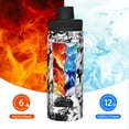 thumbnail image 6 of Boku no Hero Deku Midoriya Sports Insulated Water Bottles Kettle Stainless Steel Portable Cup18OZ For Travel Gym School, 6 of 8