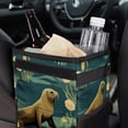 thumbnail image 6 of Sea Lion Foldable Mini Car Trash Can with Lid and Leak-Proof Hanging Storage Bag, 6 of 6