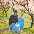thumbnail image 5 of GreenJoy Dog Sweater Dog Hoodie Cold Weather Dog Coat Hooded Sweatshirt for Dogs and Cats (Blue(I Love My Dad), Large), 5 of 6