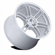 18x9.5 Rotiform RC209 RPS Matte Silver W/ Diamond Cut Lip Wheel 5x4.5 (25mm)