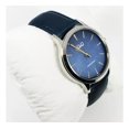 thumbnail image 4 of Reloj unisex Q&q By Japan Qb36j302y con correa de color azul y bisel plateado, fondo azul, 4 of 5