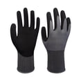 thumbnail image 1 of 2 pares de guantes de jardinería, guantes de trabajo de nitrilo esmerilado para jardinería, protección laboral Ormromra CPB-US-DYP646-3, 1 of 5