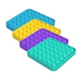 thumbnail image 1 of Juego de 4 juguetes sensoriales Push Bubble Fidget para aliviar el estrés, 1 of 5