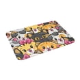 thumbnail image 2 of Haiem Cute Cat Cartoon Front Door Mat Indoor Outdoor Entrance, Waterproof All-Season, All-Weather Doormat, Durable Flannel Fabric, Fade Resistant, Low Profile, 16x24in, 2 of 9