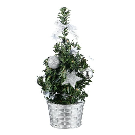 

Hemoton Artificial Christmas Mini Tree Desktop Ornament Christmas Decoration for Home