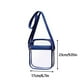 thumbnail image 3 of Bolsa transparente aprobada para recintos, cartera transparente de PVC con bolsillo delantero, bolso bandolera transparente, 3 of 8