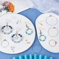 thumbnail image 4 of 1Box DIY Brass Ring Dangle Earring Making Kit Platinum & Golden 20~40mm Hole: 1mm, 4 of 6