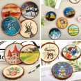 thumbnail image 6 of LESUMI Unfinished Natural Wood Slices with Bark - 20 Pcs inch Wood Craft kit, DIY Kids Arts and Crafts Coasters Christmas Ornaments Rustic Wedding Decorations, 6 of 7