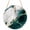 Aque, variant on Marble Black Round Front Door Welcome Sign, 5.9 Inch Wall Hanging Decor for Indoor Outdoor, Abstract Gold White Brick Stone Motif Home Porch Hanger Decorations for Holiday Gift