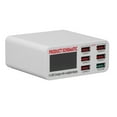 thumbnail image 4 of Bloque de cargador USB, 6 puertos de salida USB Cargador inteligente USB Bloque de cargador de teléfono USB Tecnología de vanguardia, 4 of 9