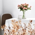 thumbnail image 3 of Eucalyptus Leaves Fabric Waterproof Tablecloth,Rectangle Watercolor Wrinkle Oil-Proof Resistant Table Cover for Dining Table, Buffet Parties and Campin,Orange Leaves(60" x 120" inch), 3 of 6
