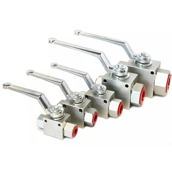 2Way Hydraulic Ball Valve High-Pressure Ball Valve W/ Orifice-1/4 To 3/4 for Bsp G1/4