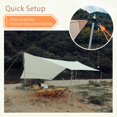 thumbnail image 2 of Cuerda de Camping HIKEMAN con Polea de Trinquete de 4 mm y 4 m de Nylon/Poliéster, 2 of 7