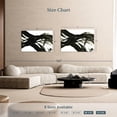 thumbnail image 4 of Elephant Stock Dark Abstract Wall Art - Horizontal Canvas Wall Art - Living Room Wall Decor - Abstract Canvas - Black And White Decor - 51" x 34", 4 of 8