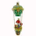 thumbnail image 2 of Holiday Ornament Santa In Hot Air Balloon Glass Christmas Basket 900007, 2 of 2