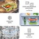 thumbnail image 3 of Contenedores de vidrio para preparación de comidas KOMUEE de 30 oz con 2 compartimentos, juego de 10, 3 of 7