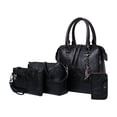 thumbnail image 1 of Conjunto de bolsos de hombro para mujer, bolso bandolera, cartera, bolso de mano, bolso de hombro, bolso tipo cartera con asa superior, conjunto de monedero, 1 of 5