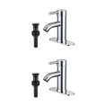 thumbnail image 2 of Yuarrent Grifo de baño de acero inoxidable para un fácil control y durabilidad No es fácil dejar huellas dactilares Type3 NO3, 2 of 6