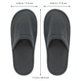 thumbnail image 2 of PAMINGONO Slippers Dark Grey 6 Pairs 11.2x4.5x0.4in, 2 of 10