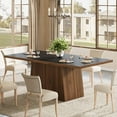 thumbnail image 7 of Tribesigns Rectangular Dining Table for 6-8 People, 63-Inch Large Modern and Farmhouse Kitchen Table, 7 of 7