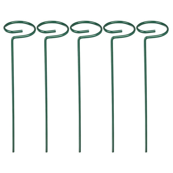 FENGGUIQU 5Pcs Plant Support Stakes for Home Gardening with Strong Plastic and Stable Design