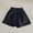 Black, variant on NAISIBABY Girls Shorts Size 10-12, Loose Pleated Wide Leg Elastic Waist Summer Causal Shorts Black（1-11T)