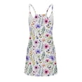 thumbnail image 4 of Two Piece Women Summer Outfits Sets Casual Summer Printed Round Neck Sleeveless Tops And Short Pants Suit Up to 65% off, 4 of 6