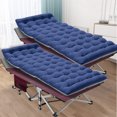 thumbnail image 3 of FICISOG Adults Folding Camping Cots 900lbs Layer Oxford Sleeping Cots with Carry Bag & Mattress(2PK), 3 of 12
