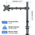 thumbnail image 3 of Support de Bureau pour Moniteur LED LCD Simple, Robuste, Entièrement Ajustable, pour / un Écran jusqu'à (MD), 3 of 8