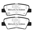 thumbnail image 2 of EBC Brakes Yellowstuff 4000 Series Street and Track Brake Pad Set Fits select: 2015-2021 HYUNDAI SONATA, 2014-2021 KIA SOUL, 2 of 2