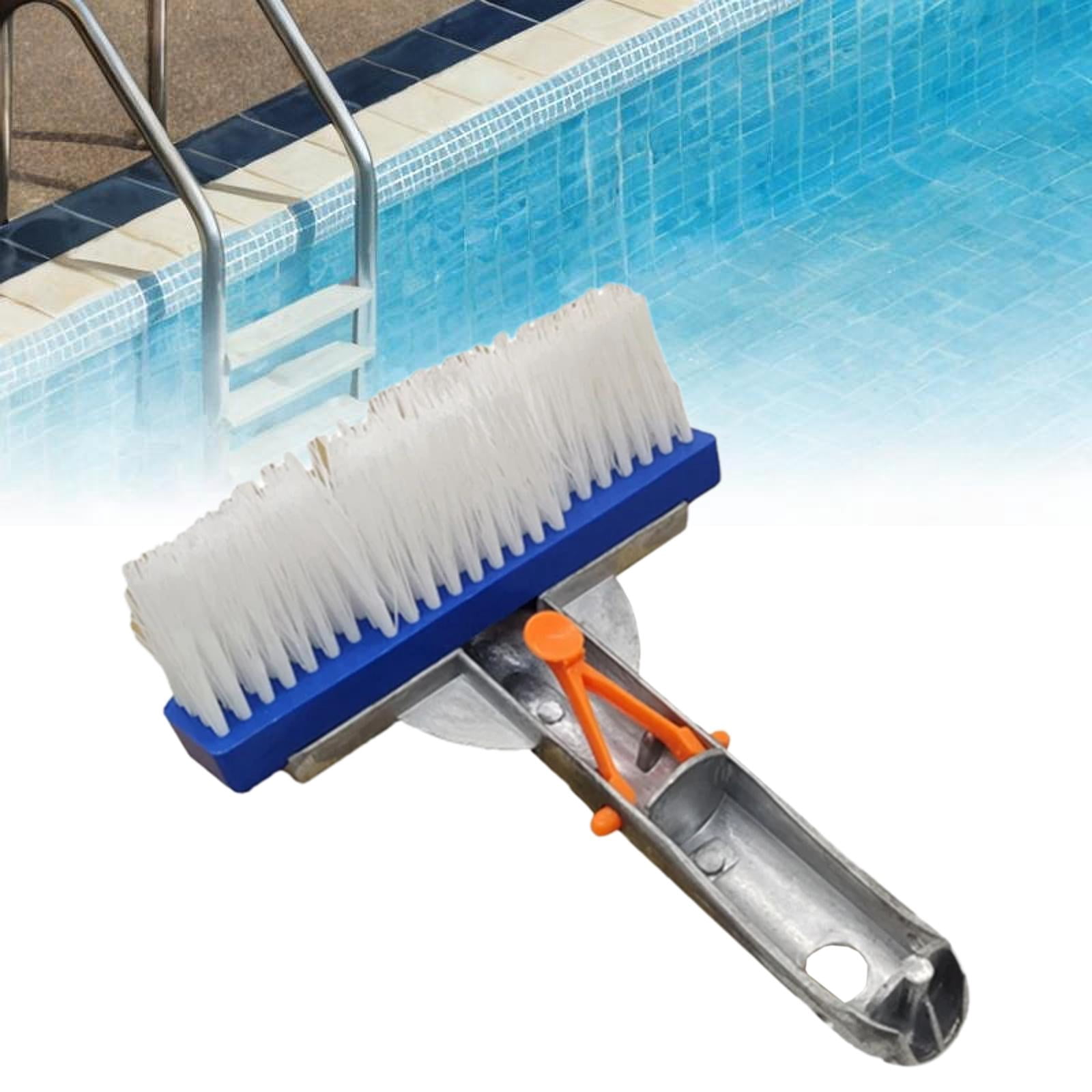 Colaxi Pool Brush Head Pool Scrub Brush Replacement Parts for Standard Pool Pole Multipurpose Accessories for Cleaning Pool Corners