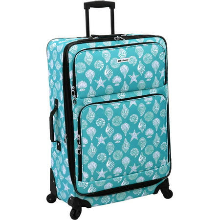Leisure Luggage 29'' Lafayette Azure Shells Spinner Luggage Luggage 29 Inches Aqua