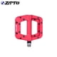 thumbnail image 5 of Ztto 1 par de bicicletas Pedal plano Antideslizante Color Sólido Ciclismo Al Aire Libre Pedales de Montaña Pedales Ciclo Piezas Componente Ajuste Rojo Inevent OD002861-02B, 5 of 7