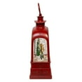 thumbnail image 2 of Kurt Adler 6.5-Inch Battery Operated USB LED Lighted Santa on Sleigh Lantern with Spinning Glitter Water, 2 of 6