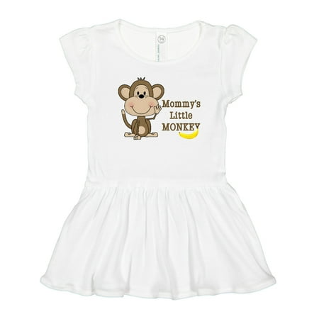 

Inktastic Mommy s Little Monkey Gift Toddler Girl Dress