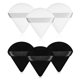 thumbnail image 1 of Zhuge 6 piezas de borlas para polvos faciales triangulares, borlas suaves para maquillaje en polvo suelto, polvos minerales, polvos corporales, herramienta de maquillaje, blanco x 3, negro x 3, 1 of 4