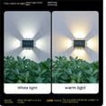 thumbnail image 4 of LED Solar Wall Light With 2200mAh Solar Lamp IP65Up And Down Illuminate Solar Lamp For Garden Porch Garage, 4 of 8